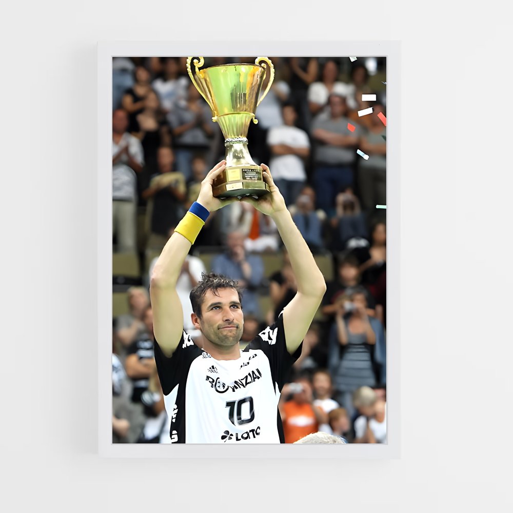 Poster La Victoire Éclairante – affiche Handball (vue 3)